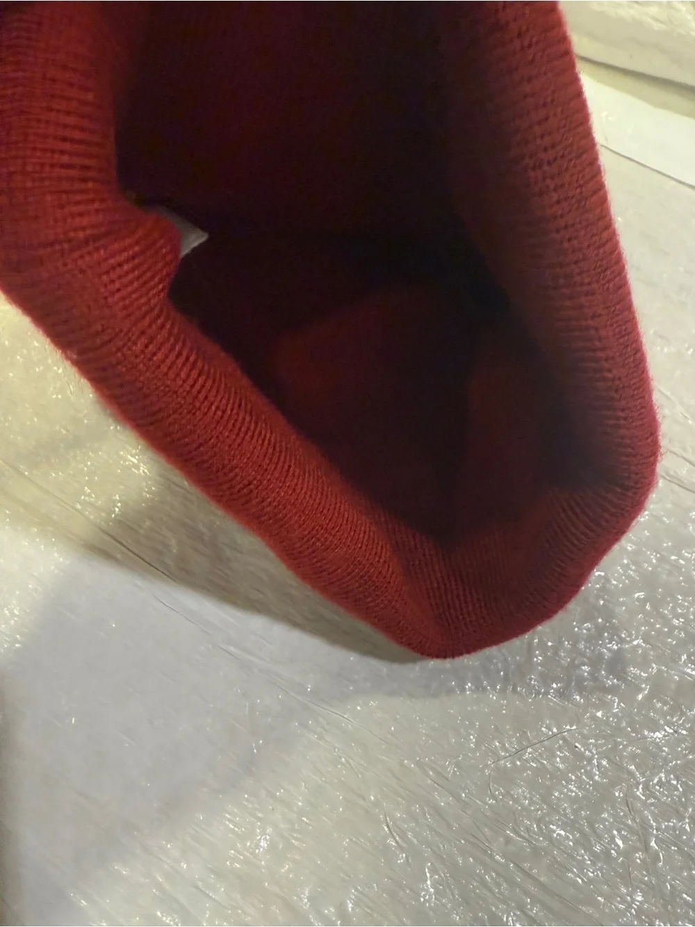 University of Oklahoma Sooners Crimson Beanie Hat Youth sz 8-20 OU